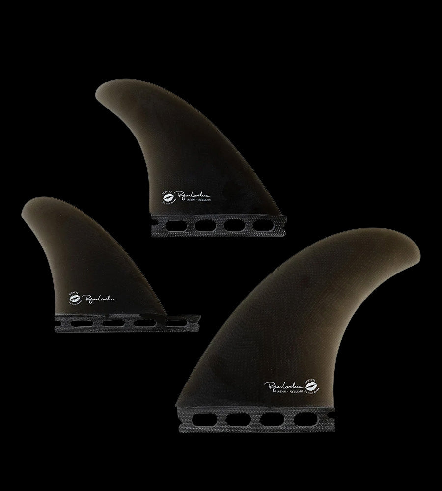 Lovelace x William Aliotti Asym Regular - Futures Compatible (Solid Fiberglass) smoke